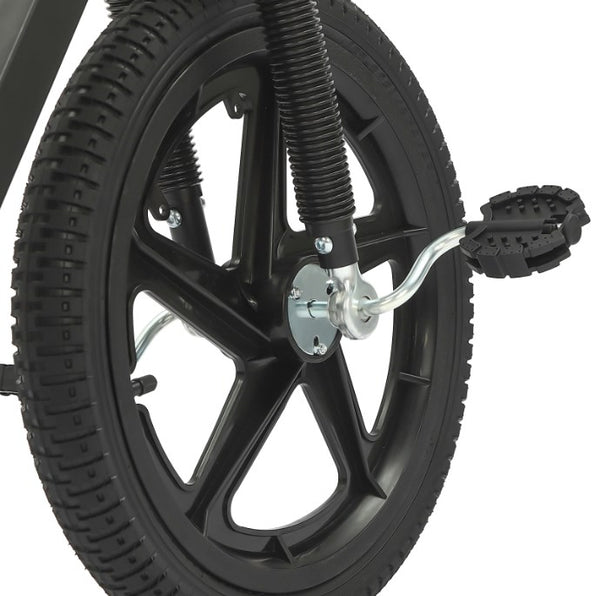 CNCEST Drift Trike Driftscooter 360 Grad Pedal Go Kart, Auffahrbares Spielzeug für Kinder Schwarz- Carbon Fiber