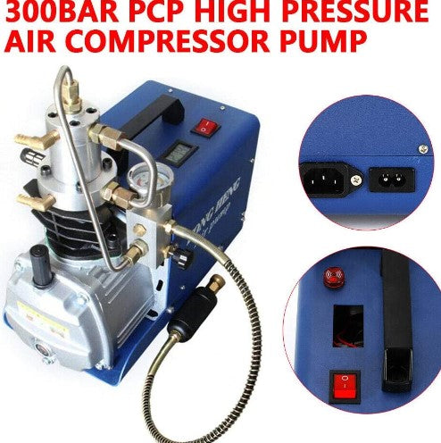 300BAR 30Mpa 4500PSI Elektrisch PCP Hochdruck Luft Kompressor Hochdruckluftpumpe Kompressoren