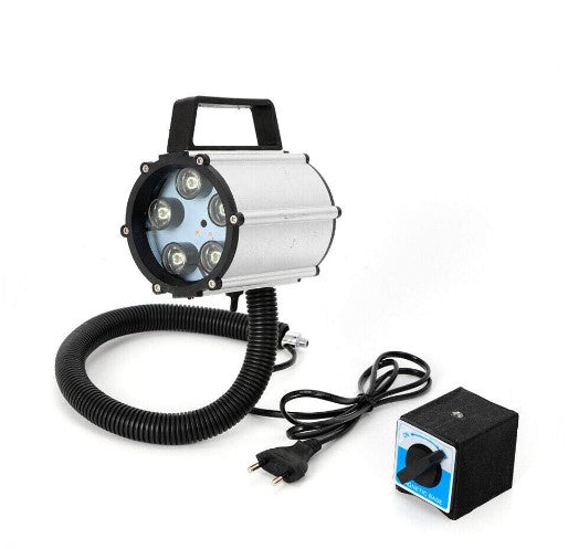 5W LED Drehmaschine Lampe Arbeitslicht Maschinenleuchte Wasserdicht Arm Licht (Magnetfuß)