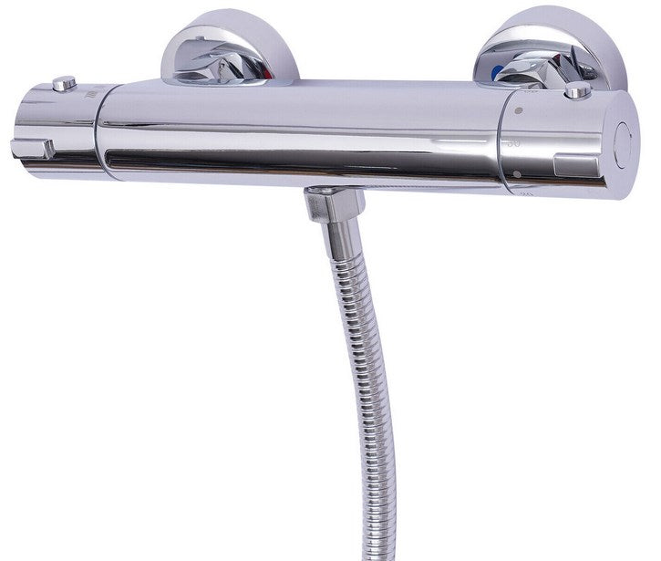 CNCEST Duscharmatur-Thermostat Duscharmaturenset mit Handbrause Wasserhahn Badewannenbrause Set Duschthermostat
