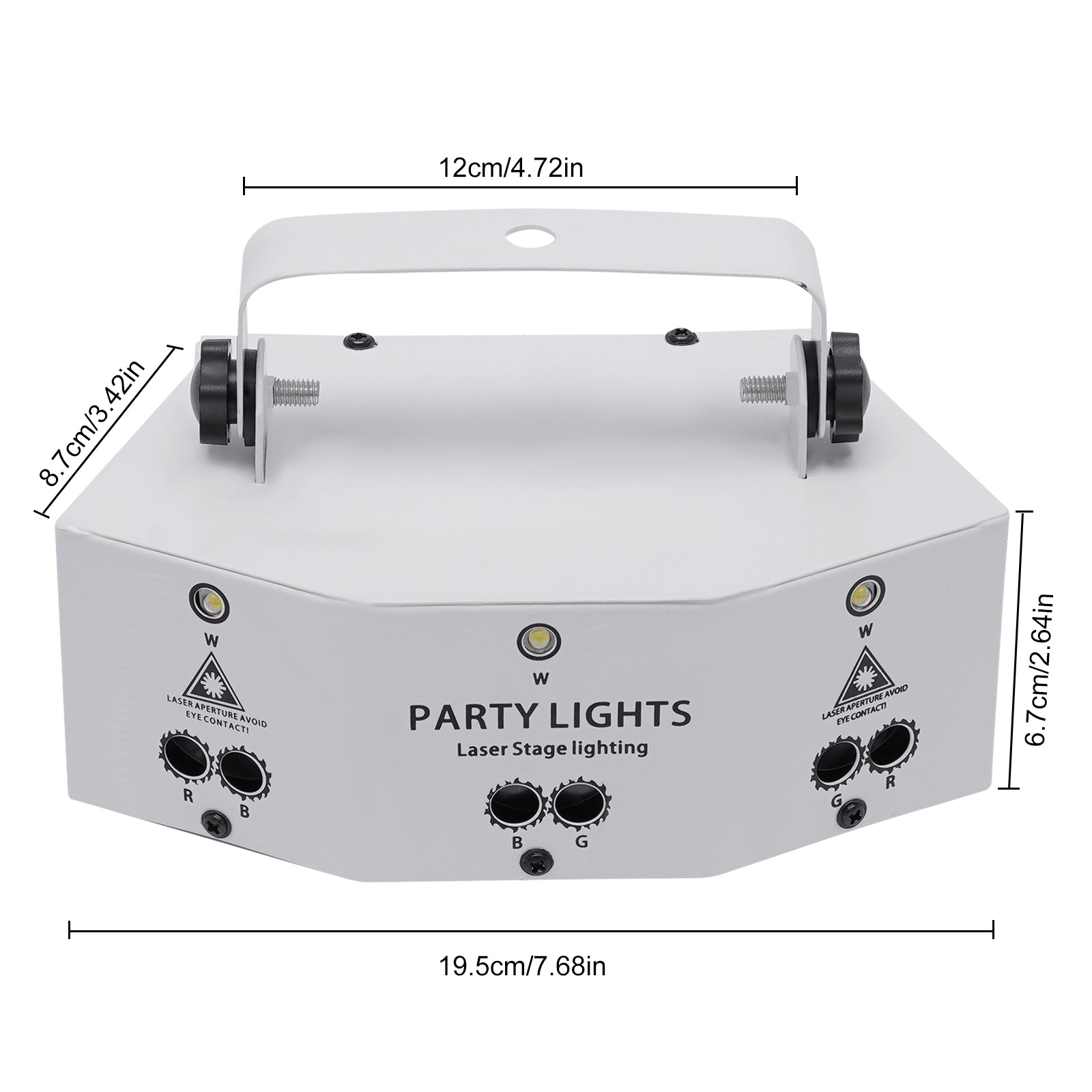 9-Augen LED RGB Licht DJ Projektor Disco Bühnenbeleuchtung Lichteffekt DMX Effekt Spotlight Party Bar Geburtstag