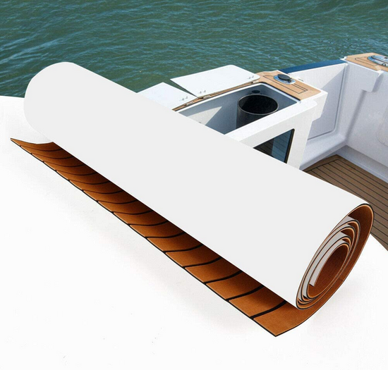 106''x35 Eva Schaum Boot Yacht Bodenbelag-Matte Deck Teppich Selbstklebend