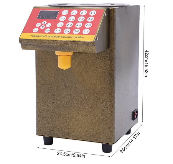 8L Automatische Fruchtzuckerspender Automatischer Fruktose Dispenser Quantitative Maschine