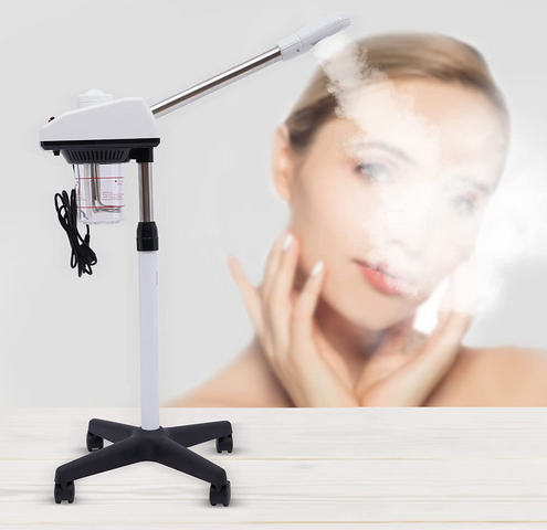 750W Gesichtsdampfer Bedampfer Face Steamer Professional Gesichtssauna Nano Ion Ozon Facial Steamer Heißnebel SPA Skin Care