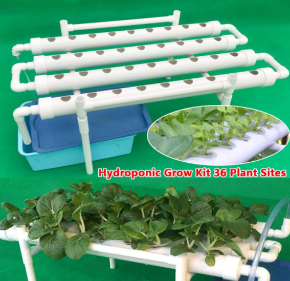 1 Schichten 36 Löcher Gemüse Hydroponik Wachsen System Kit