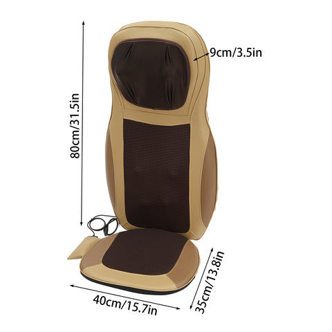 Massagesitzauflage Für Sessel Mit Wärmefunktion Und Vibrationsfunktion Massagematte Für Nacken Rücken