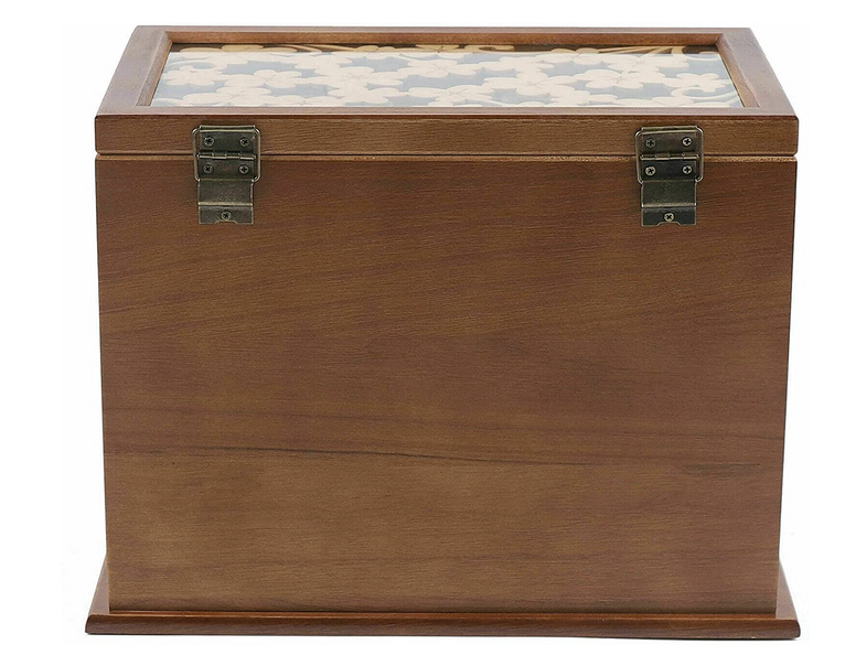 Schmuckkästchen Schmuckschatulle mit 5 Ebenen Größe Schmuckbox aus Holz mit Schubladen