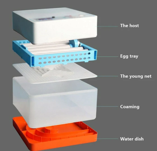 Inkubator 24 Eier Automatisches Drehung Vollautomatische Brutmaschine
