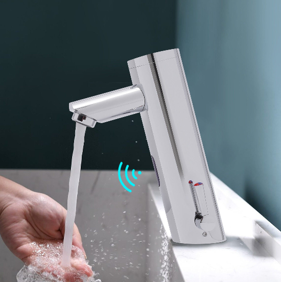 Bad Infrarot Sensor Wasserhahn Badarmatur Berührungslose Waschtischarmatur