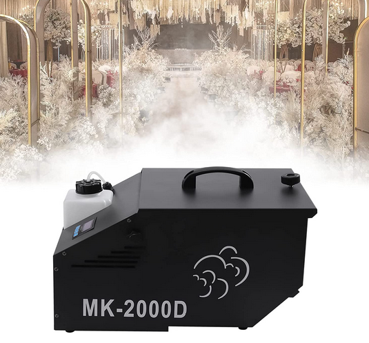1200W Nebelmaschinen Flüssigkeit für Dichtem Nebel DMX-Nebelmaschine mit Fernbedienung DJ Mister Kool II Bodennebelmaschine