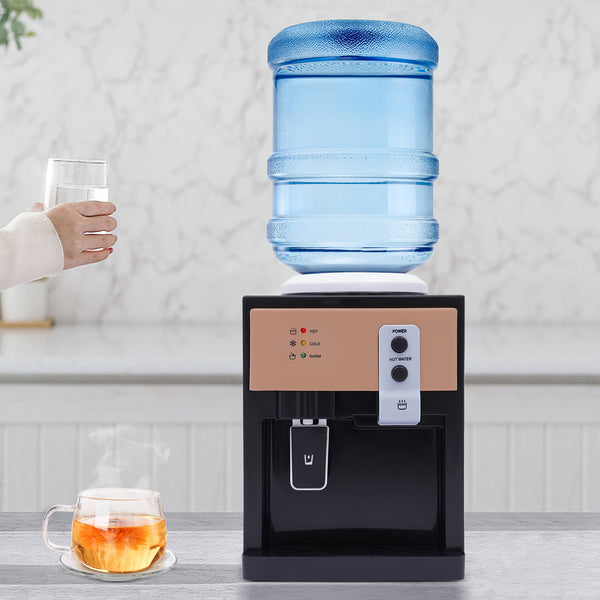 Heiß & Kaltwasserspender Elektrische Desktop Wasserspender mit Zähler-Kaltwasserkühler