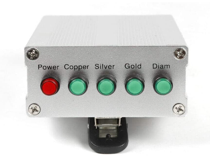 6 Antennen AKS Metall Detektor Handheld Metalldetektor - AKS Golddetektor mit 6-Antennen & Koffer - Steuerung