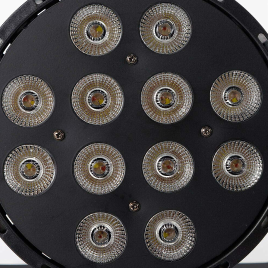 LED PAR, 120W 12 LEDs Scheinwerfer Par 4-in-1-RGBW Disko Licht