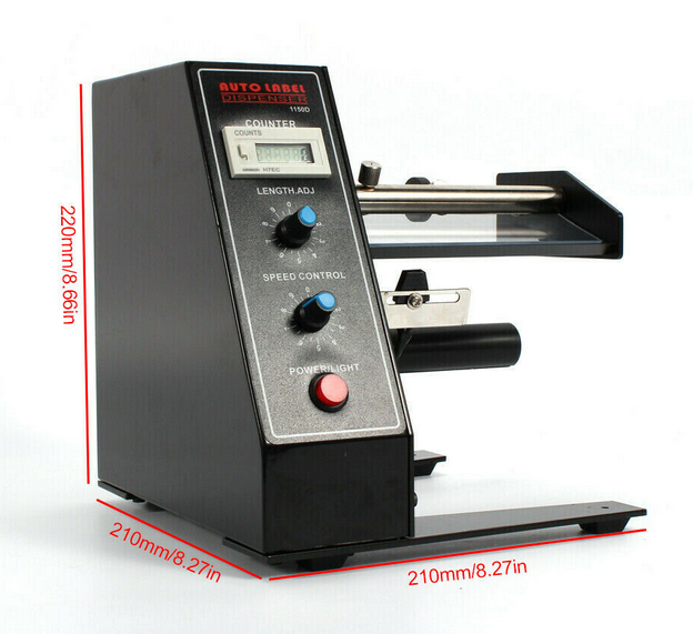 Auto Etikettiermaschine Etiketten Labler AL-1150D Device Labels 220V 50Hz 1-8 M/Min