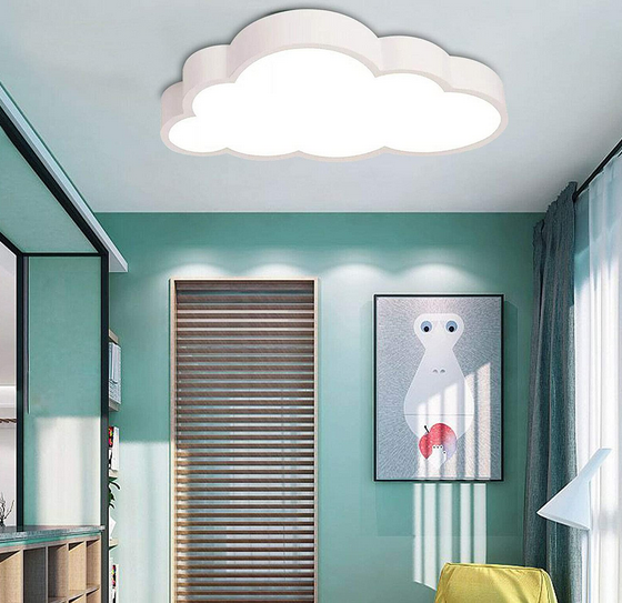 LED Deckenleuchte Kinderzimmer Schlafzimmer Wolkenform Deckenlampe 36W 15㎡-30㎡