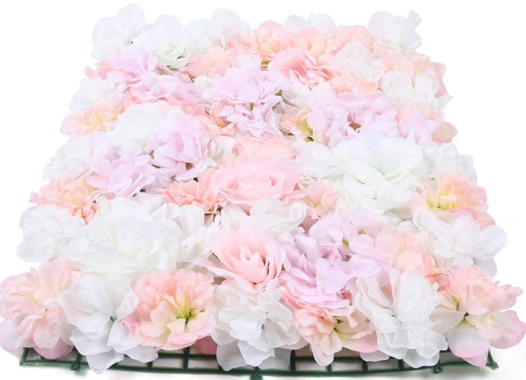 12x Künstliche Blumenwand Rosenwand DIY Hochzeit Straße Hintergrund Venue Decor