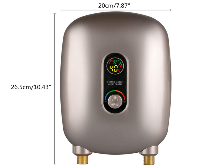 6500W Mini Durchlauferhitzer Warmwasserbereiter LCD Tankless Sofortiger