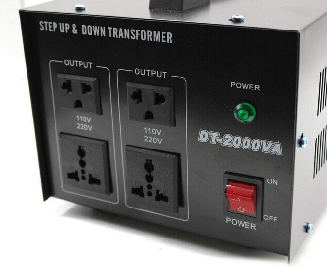 2000W Spannungswandler Transformator Step Up/Down 220V auf 110V Converter