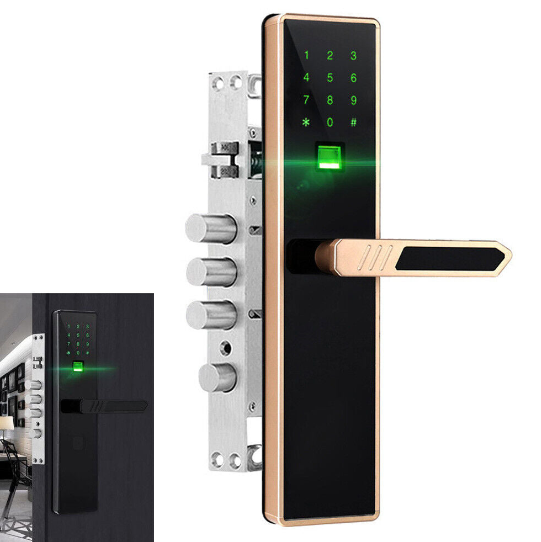 Fingerabdruck Türschloss Kit 4 in 1 elektronisches intelligentes Türschloss