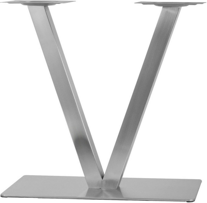 Edelstahl V-Form Tischbeine Tischfüße 70cm