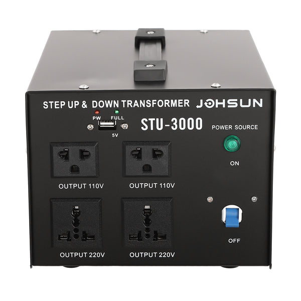 3000W Spannungswandler Ringkern Transformator mit USB110V ⇋220V Step Up Down