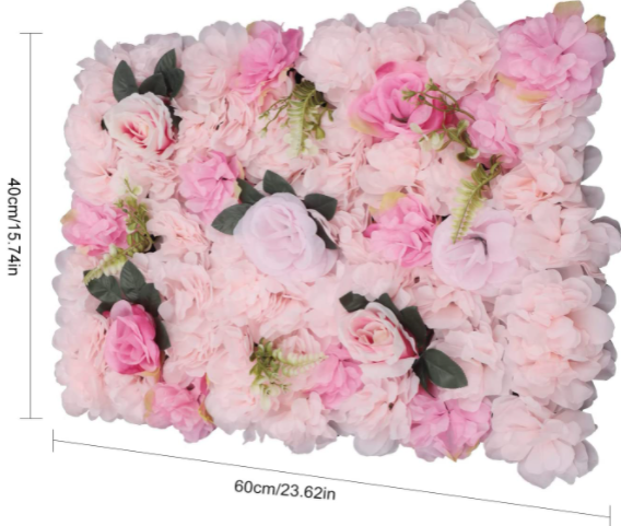 40*60cm 12x Künstliche Blumen Säule Wand Künstliche Blumenwand Rosenwand DIY Hintergrunddekoration