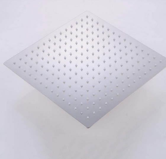 30 * 30cm Quadratisch Duschset mit LED Regen Kopfbrause und Handbrause