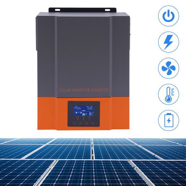 Solar Hybrid Wechselrichter 1500W 12V DC auf 220V/230V AC mit 80A MPPT Solarregl