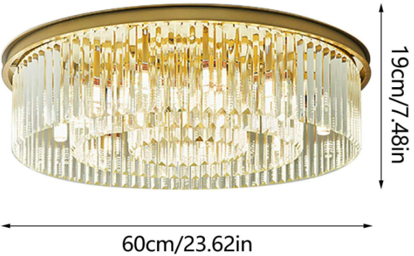 110-220V Kristallleuchte Deckenlampe Moderne Luxus Kronleuchter Deckenleuchte 8 * E14