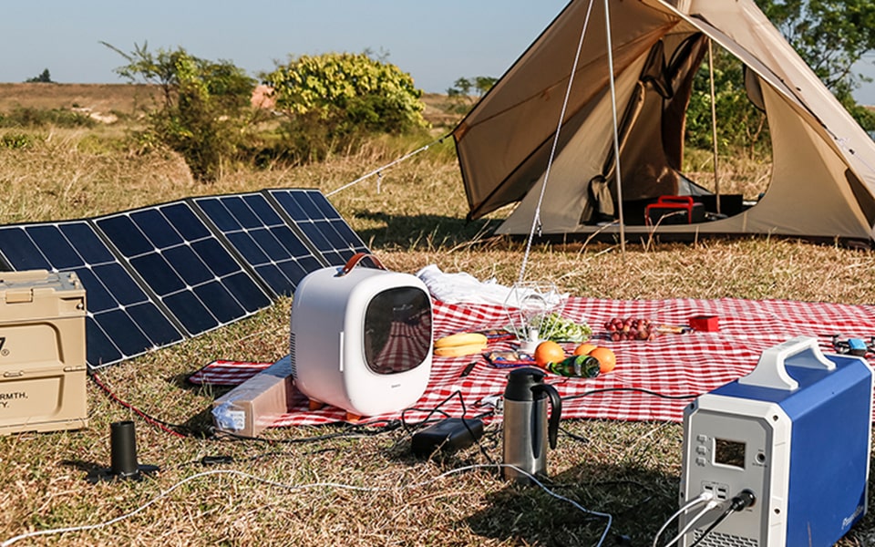 SP120 charging in camping scenarios