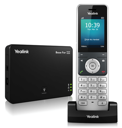 IP-DECT-телефон Yealink W56P - новый беспроводной IP-телефон с цветным экраном