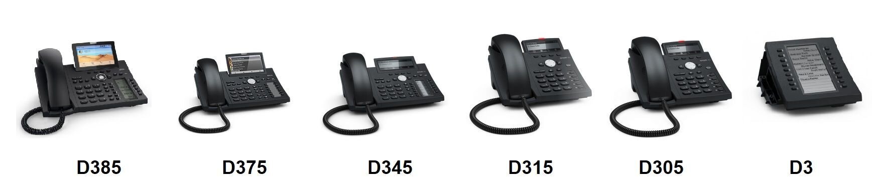 IP-телефоны Snom 3-й серии (D3XX)