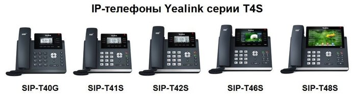 IP-телефоны Yealink серии T4S