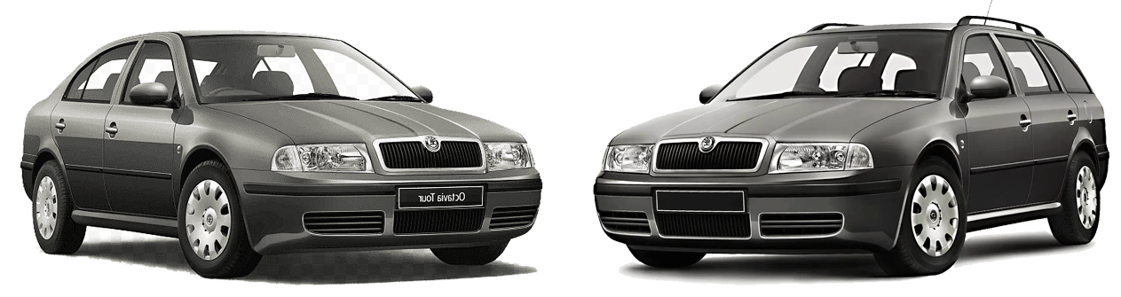 VW Golf 4 Skoda Octavia Tour