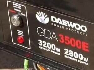 Бензиновый генератор Daewoo GDA 3500E