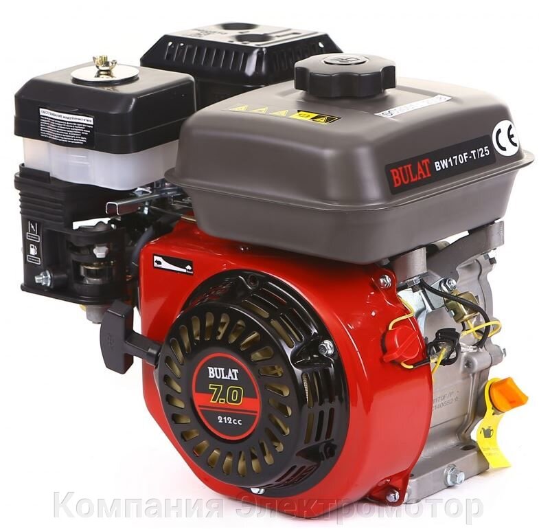 Двигатель бензиновый BULAT BW170F-T25