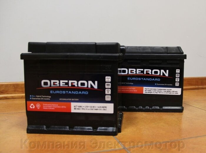 Аккумулятор Oberon 6СТ-90 EUR