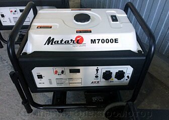 Бензиновый генератор MATARI M 7000E + блок управления ATS MATARI 1P50/3P25