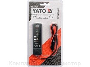Цифровой аккумуляторный тестер YATO YT-83101