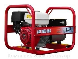 Бензиновый генератор AGT 8503 HSB PL