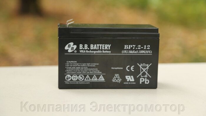 Аккумулятор BB Battery BP7.2-12