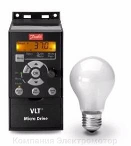 Частотный преобразователь Danfoss VLT Micro Drive FC 51 132f0017 0,37 кВт 380 В