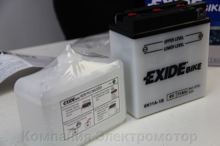 Аккумулятор Exide 6ст-12 L+ (165A) 134*80*160