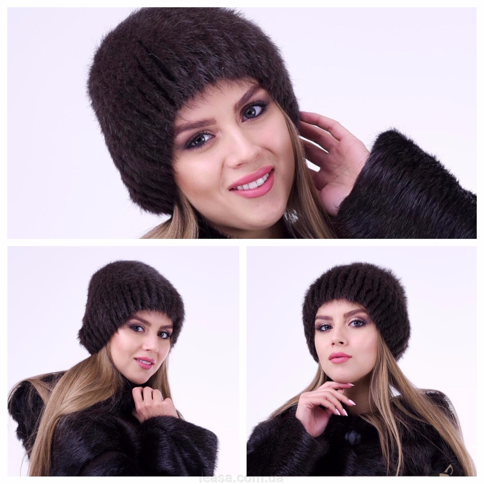 Хутряна жіноча шапка від українського виробника