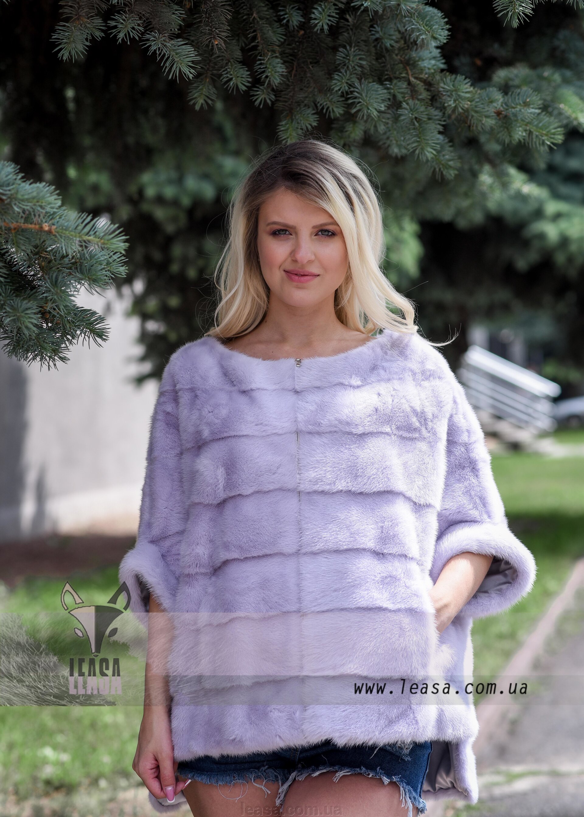 Жіночий норковий светер, наутральне хутро