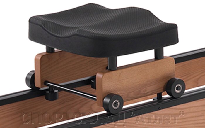 Рис.6: бесшумный ход сидения обеспечен воздушными подшипниками Delrin®.