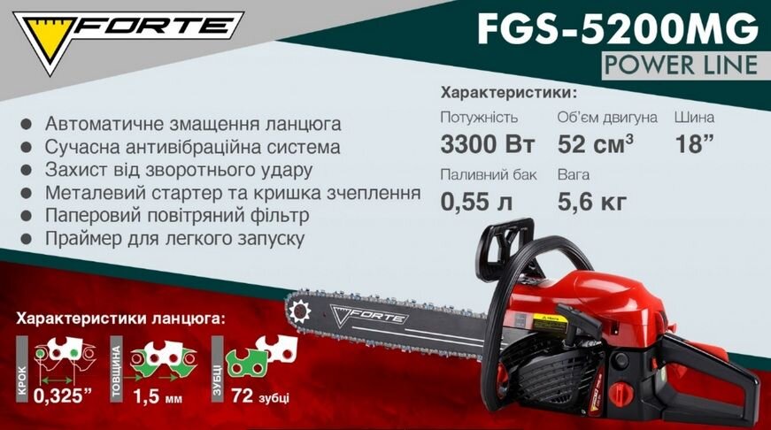 Forte FGS5200MG Power Line