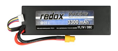 Li-Pol Redox Racing 3300 mAh 35C 3S 11,1V - Hardcase