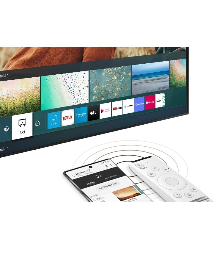 55 дюйма телевізор Samsung GQ55LS03T ( 120 Гц QLED 4K Smart TV WiFi Bluetooth ) 16501