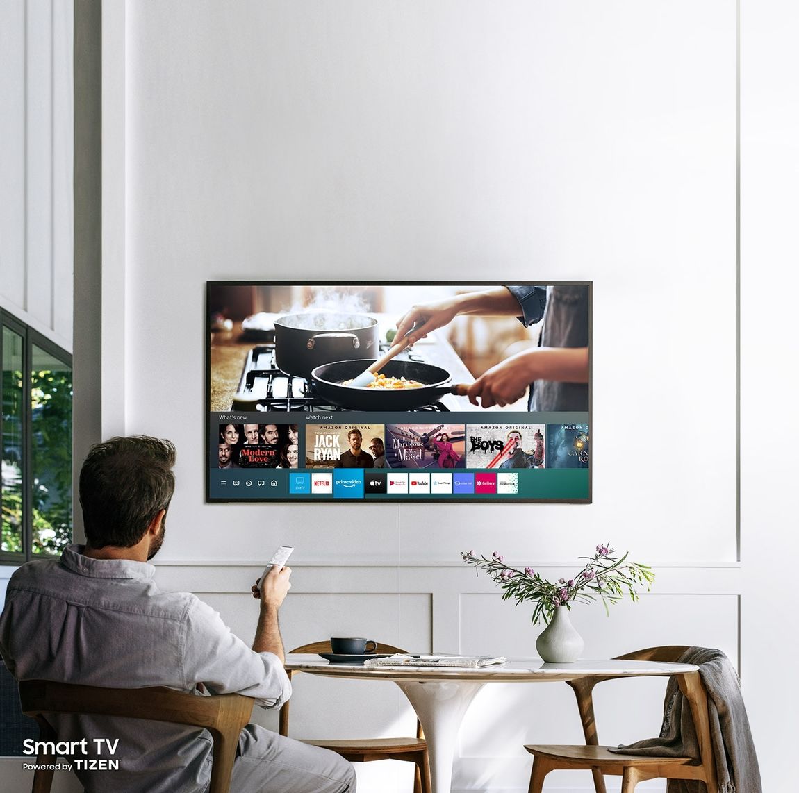 55 дюйма телевізор Samsung GQ55LS03T ( 120 Гц QLED 4K Smart TV WiFi Bluetooth ) 16497